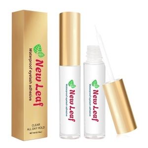 NEW Waterproof False Lash Glue for Strips Lash Extension, New Leaf